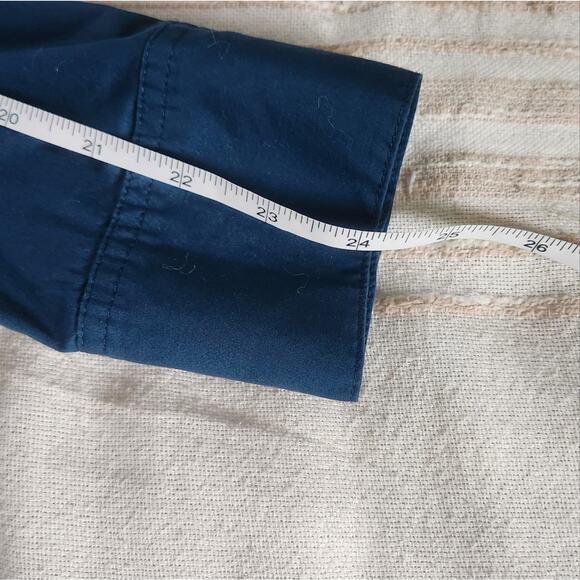 Universal Standard Rubicon Shirt Dress | Blue, Size XSmall 10-12 - Picture 8 of 11